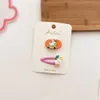 2 pièces nouveau coréen enfants créatif mignon coloré dessin animé épingles à cheveux coiffure mode douce fille princesse BB Clip chapeaux