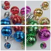 Feestdecoratie 12 stks kerstboom decor pompoenbal baubble kersthangende ornament decoraties voor thuiscadeau