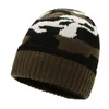 Bandanas CAMO CUFFED BEANIE HAT PLAIN MENS CAMOUFLAGE KNITTED WINTER WARM ARMY CAP