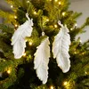 Kerstdecoraties Kerstmis Boom Hangers Sneeuwvlok Angel Deer Hangende ornamenten voor Home Kids Toy Navidad Jaar feest 220912