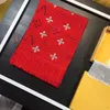 Novo cachecol de lã designer de lã espessa cachecol longo 2022 moda feminina xale de luxo pescoço cachecóis de inverno cachecóis masculinos com padrão de letras