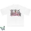 T-shirts pour hommes Summer Designer Cartoon World Peace Print Hommes Femmes T-shirt à manches courtes en coton T220909