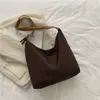 HBP Diagonale Tasche 2023 Herbst und Winter neue koreanische Version All-Match-Damen-One-Shoulder-Einkaufstasche Canvas-Handtasche mit großem Fassungsvermögen