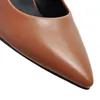 Dress Shoes Big Size 10 11 12 Ladies High Heels Women Woman Pumps Sharp-toed Thick-heeled Shallow-mouthed Single Shoe