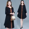 Women's Trench Coats Women's Cape Windbreaker Women 2022 Female Spring Autumn Overcoat Long Sleeve Hooded Jacket Plus Size Coat