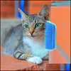 Jouets pour chats Jouets pour chats 1 pièces Brosse d'angle pour cheveux longs Visage grinçant Mas Peigne Confortable Auto-toilettage Main Mur Jouet Chats Outils Drop Deli Dhmrk