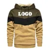 Felpe con cappuccio da uomo Felpe con cappuccio patchwork personalizzate Felpe con cappuccio moda uomo Felpe con cappuccio stampate primaverili autunno streetwear casual pullover cappotti 220912