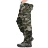 Erkek pantolon erkek moda sokak kıyafeti gündelik kamuflaj jogger taktik askeri pantolon kargo -40
