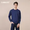 Mens Hoodies Sweatshirts Autumn Men Casual Minimalist Sweatshirt ONeck Embroidery Plus Size Basic Pullover SI980547 220912