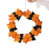 Decoratieve bloemen Halloween Decoratie Bat krans hanger raamdeur hangende slinger horror rekwisieten decor voor huis partys q9a4