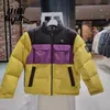 Men Dames Casual Big Pocket Parren Stitching Down Cotton Jacket Coat Parkas Outerwear Winter Warme lagen Winterlagen