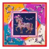 Foulards écharpe en soie femme de luxe hijab marque euro Design Foulard Fashion Square châles enveloppe 130 cm de cheval français imprimé 220913