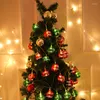 Décoration de fête Noël Dress Up Led Lights String Ball Holiday Wedding Tree Hanging Ornements