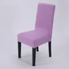 Housses de chaise tissu élastique universel de couleur unie moderne pour la décoration de mariages couverture de salle à manger de Banquet de fête