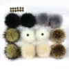Bérets multicolores fausse boule de cheveux chapeau boule Pom fait à la main bricolage laine artificielle en gros accessoires de casquette fausse fourrure pompon