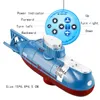 Barcos electricrc controle remoto submarino tanque de peixes brinquedos aquários para crianças garotos rc sob água brinquedo de água garoto elétrico ship menina 6 8 anos 220913