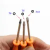 Security Screwdriver for Xbox one Xbox 360 PS3 PS4 Tamperproof Hole Repairing Opening Tool Screw Driver Torx T6 T8 T10 FAST SHIP