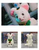 Новые игры Bearbrick 400% белый плюш Fortune Cat 10 миллионов Liang Bistent Losters Blocks Bear Tide Doll Ornament Doll 28 см.