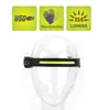 Koplampen LED -koplampsensor USB -oplaadbare kop torch 4 modus koplamp voor buiten lopende visserijcamping fietsen