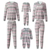 Famille correspondant tenues famille correspondant vêtements pyjamas de Noël ensemble mère père enfants fils correspondant tenues bébé fille barboteuses vêtements de nuit pyjamas 220913