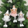 Christmas Decorations Plush Angel Girl Boy Dolls Xmas Tree Ornament Natal Noel Deco for Home Year Kids Gift 220912