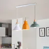 Hanglampen moderne ledlichten eetkamer kleurrijk restaurant koffie slaapkamer kind hang lamp luminaire hangend licht