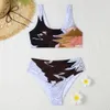 Trajes de baño de verano para mujeres Lycra 2f Beach Bikini Bikini ropa de cama para trajes de baño de baño traje de baño de traje de baño