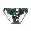 Roupas de banho masculina nova camuflagem de roupas de banho com push push push waist de biquíni sexy de biquíni na praia de moda americana de moda de banho esportiva j220913