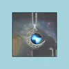 Подвесные ожерелья оптовая смесь цвет Новый винтажный Starry Moon Overse Space Universe Gemstone Подвесной ожерели