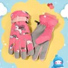 Ski Children Winter Warm s Boy Girls Thick Windproof Skating Snow Kids Cartoon Mitten Non-slip Thermal Glove 0909