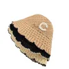 Свежие ковш -шляпы Уличные шапки дизайнерские модные мужские спортивные шляпы 3 цвета роскоши c буква шляпа 22090907wa