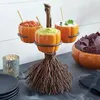 Party Decoration 3/4/6 Bowls Halloween Pumpkin Snack Stand Creative Event Food Tray Hush￥ll Holiday Candy Cookie Storage Rack