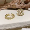 2020 Nieuwe Metalen Zirkoon Kruis Goud Kleur Open Ringen Mode Koreaanse Sieraden Voor Vrouw Luxe Bruiloft Meisje Vinger Unusual274R