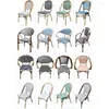 Camp Furniture Outdoor Backrest Rattan Chair Handwoven Wicker Dining Room Garden