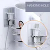 Hooks Bathroom Hair Dryer Holder Blower Home Organizer Adhesive Wall Mounted Nail Free No Trace Stickers Care Storage Rack