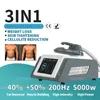 Électro-aimant portatif RF DLS-EMSLIM à poignée unique, Machine de mise en forme des muscles, Excitations musculaires, graisse corporelle