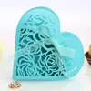 Emballage cadeau 50pcs amour coeur découpé au laser chariot creux faveurs cadeaux fleur bonbons boîtes de dragées avec ruban bébé douche fournitures de fête de mariage 220913