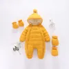 Pagliaccetti Autunno Inverno Tute per neonati per neonate Ragazzi Pagliaccetti di carnevale Salopette per bambini Per bambini Vestiti marroni Abbigliamento per neonati 220913