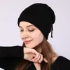 Berets الخريف والشتاء بينيس بينيس قبعات النساء في الهواء الطلق مقاوم للرياح ناعمة وشاح دافئ دافئ مريلة الوشاح متعدد الأغراض للإناث