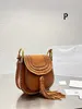 Marca de moda design feminino saco de couro cowskin tassle médio pequeno mini marcie saco ombro mensageiro sela