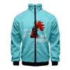 Men's Jackets Stop Staring At My Cock Zipper 3D Anime Zip Up Jacket Men Fashion Winter Long Sleeve Streetwear Casual Coats