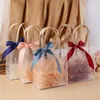 Confezione regalo Borsa regalo giocattolo trasparente Borsa in PVC trasparente Borse per imballaggio in PVC morbido con passante per mano Borsa in plastica trasparente 10 pezzi 220913