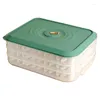 Storage Bottles Dumplin Box Large Capacity Multi Layer Stackable Food Organizer For Home Kitchen Refrigerator Bun Noodle Holde