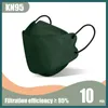 Vuxen Morandi Color KN95 Mask Disponible Dust-Proof Protective Fish-Type 4-Layer Masks