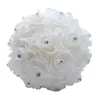 Fleurs de mariage Bouquets de mariage de mariée accessoires colorés décoration artificielle demoiselle d'honneur fleur perles perles mariée tenant