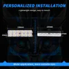 4 in 1 Auto Led Strobe Warnsignal Grille Blinklicht 6LED Feuerwehrmann Leuchtfeuer Verkehrslampe 12 V Rot Blau Motorrad Auto