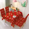 Christmas Decorations tablecloth chair cover decoration elastic one-piece chair-cover absorbent gift