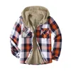 Camisa de estilo de jaquetas masculinas outono europeu e americano e inverno grosso de algod￣o grossa jaqueta com capuz solto 220912