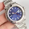 MENS Titta på armbandsur Automatisk rörelse Sapphire Waterproof 40mm rostfritt stål Remmode armbandsur Montre de Luxe