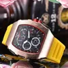 43 mm famoso Big Designer Top Top Men's Watch Brand di fascia di fascia alta Dial di lusso in acciaio inossidabile Fantastico Fashi
